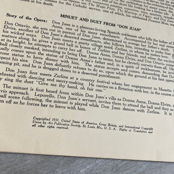 Sunbeam Frolic Minuet and Duet and Minuet in G Paper Sheet Music Bundle As-is - Picture 5 of 12